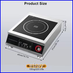 5000W Commercial Electric Induction Cooktop Electric Hot Plate Touch Screen 110V 5000W Commercial Electric Induction Cooktop Electric Hot Plate Touch Screen 110V