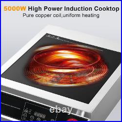 5000W Commercial Electric Induction Cooktop Electric Hot Plate Touch Screen 110V 5000W Commercial Electric Induction Cooktop Electric Hot Plate Touch Screen 110V