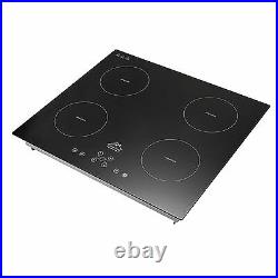 60cm Electric Induction Cooktop Smooth Surface 4 Burners Touch Control Cook Top
