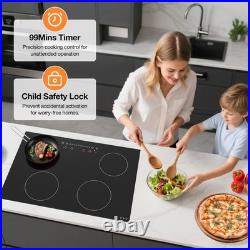 6400w Induction Cooktop 30 Inch Electric Stove with 4 Burner Electric Stove Top
