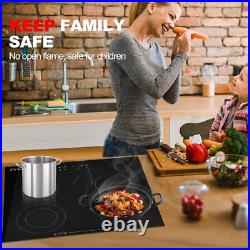 6800W Portable Induction Cooktop Countertop Four Cooker Burner Stove Hot Plate