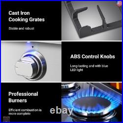 AAOBOSI Gas Cooktop 36 inch Gas Stove Built-in Gas Range Commercial Gas Stove AAOBOSI Gas Cooktop 36 inch Gas Stove Built-in Gas Range Commercial Gas Stove