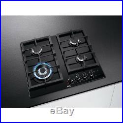 AEG HKB64540NB Bulit-In Kitchen Gas Hob Black Glass NEW