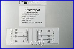 AMZCHEF Electric Cooktop 30 inch Built in Electric Cook Top w 4 Burners 7000W