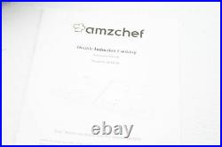 AMZCHEF YL18-DC08 Double Induction Cooker w 2 Burners Ultra Thin Body Black