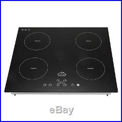 ANMAS HOME 23inch 220V 6800W Induction Hob 4 Burner Stoves Glass Plate Cooktops
