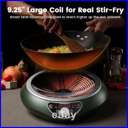 Abangdun 1700W 100V~185V Induction Cooktop Electric Stove 1.97 Concave Wok 2026