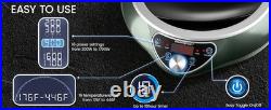 Abangdun 1700W 100V~185V Induction Cooktop Electric Stove 1.97 Concave Wok 2026