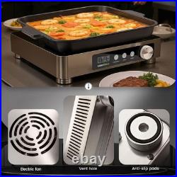 Abangdun 1700W 100V~185V Induction Cooktop Large Electric Stove Hot Plate