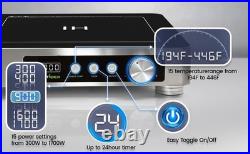 Abangdun 1700W 100V~185V Induction Cooktop Large Electric Stove Hot Plate