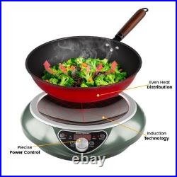 Abangdun 1700W 100V~185V Induction Cooktop With Wok Pan Electric Stove 2026 New
