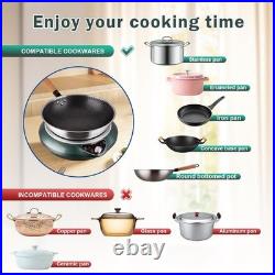 Abangdun 1700W 100V~185V Induction Cooktop Wok With Pan Concave Electric Stove