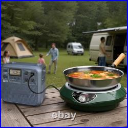 Abangdun 1700W 100V~185V Induction Cooktop Wok With Pan Electric Stove Burner
