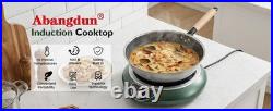Abangdun 1700W 100V~185V Induction Cooktop Wok With Pan Electric Stove Burner