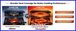 Abangdun 1700W 100V~185V Induction Cooktop Wok With Pan Electric Stove Burner