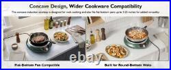 Abangdun 1700W 100V~185V Induction Cooktop Wok With Pan Electric Stove Burner