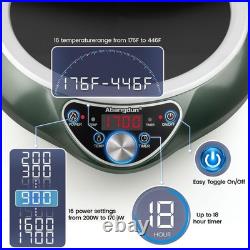 Abangdun 1700W 100V185V Induction Cooktop Concave Wok Burner Portable Stove