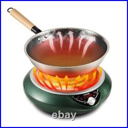 Abangdun 1700W 100V185V Induction Cooktop Wok With Pan Electric Stove 2026 New