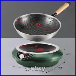 Abangdun 1700W 100V185V Induction Cooktop Wok With Pan Electric Stove 2026 New