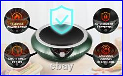 Abangdun 1700W 100V185V Induction Cooktop Wok With Pan Electric Stove 2026 New