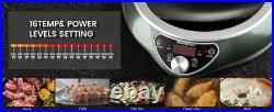 Abangdun 1700W 85V120V Induction Cooktop With Pan Concave Portable Stove Elec