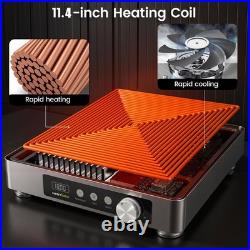 Abangdun 1800W 100V~185V Induction Cooktop 11.4 Coil Electric Stove Hot Plate