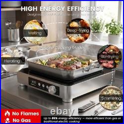 Abangdun 1800W 100V~185V Induction Cooktop 11.4 Coil Electric Stove Hot Plate