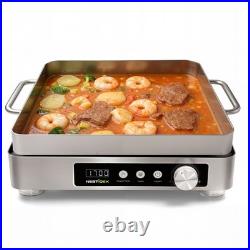 Abangdun 1800W 100V~185V Induction Cooktop Electric Stove Large Burner 24h Timer