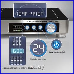 Abangdun 3000W 195V~275V Commercial Induction Cooktop 11.4 Coil Electric Stove