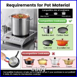 Abangdun 3500W 195V275V Induction Cooktop Commercial Electric Stove Hot Burner