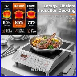 Abangdun 3500W 195V275V Induction Cooktop Commercial Electric Stove Hot Burner
