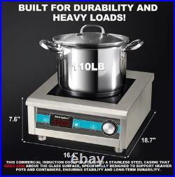 Abangdun 5000W 240V Induction Cooktop Commercial Electric Stove 2026 New Pro
