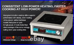 Abangdun 5000W 240V Induction Cooktop Commercial Electric Stove 2026 New Pro