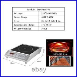 Abangdun Commercial Induction Cooktop 3500With190V275V Electric Stove Portable