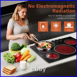 Amzgachfktc30inch Electric Cooktop 5 Burner Electric Stove Top Ceramic Cooktop