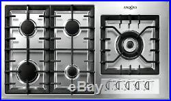 Ancona Ancona 36 Gas Cooktop with 5 Burners and Wok Pan Support