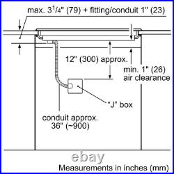 BOSCH Benchmark Series 30'' W 4-Element Smart Induction Cooktop, NITP060UC, NEW