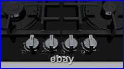 BOSCH PNP6B6B90- 60 cm Gas Kitchen hob, Tempered black glass