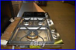 Bertazzoni PM363I0X 36 Stainless Segmented Gas/Induction Cooktop NOB #20913