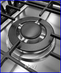 Big Sell! 36 5 Burners Built-In Stainless steel CookTop Gas Stove NG/LPG