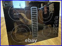 Black Jenn Air Electric Cooktop Downdraft 30 Schott Ceran Good Condition 30x22