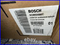 Bosch 30 500 Series Red LED Light 5 Sealed Burners Gas Cooktop NGM5059UC