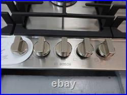 Bosch 300 Series 36 Drop-In Stainless 5 Sealed Burners Gas Cooktop NGM3650UC