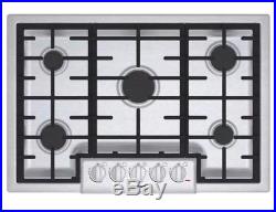 Bosch 800 Series NGM8055UC Gas Stove Cooktop 5 Burner Stainless Steel MSRP $1000