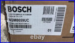 Bosch 800 Series NGM8655UC 36 Inch Stainless Steel Gas Burner Cooktop