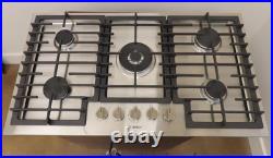 Bosch 800 Series NGM8659UC 36 Built-In Gas Cooktop with 5 Sealed Burners