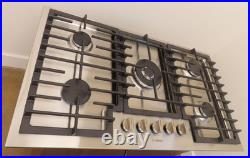 Bosch 800 Series NGM8659UC 36 Built-In Gas Cooktop with 5 Sealed Burners
