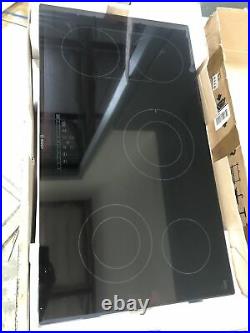 Bosch NET8668UC 800 Series36 Inch Frameless Electric Cooktop in Black