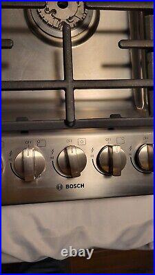 Bosch NGM8055UC /02 Series 30 Stainless Steel 5 Sealed Burner Gas Cooktop- Used