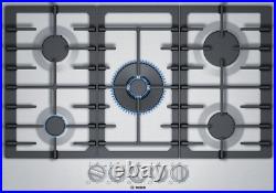 Bosch NGM8057UC 30 Inch Gas Cooktop with 5 Sealed Burners Stainless Steel
